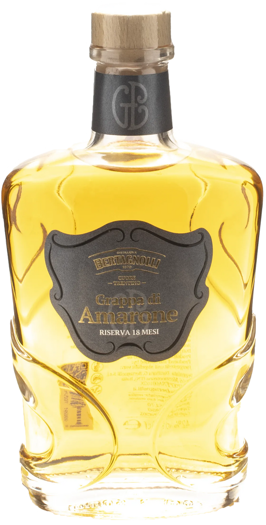 Distilleria Bertagnolli Grappa di Amarone Barrique Riserva 18 mesi 0.7L - Bottle Hero