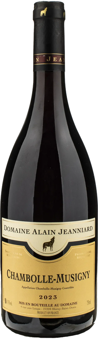 Alain Jeanniard Chambolle Musigny 2023 - Bottle Hero