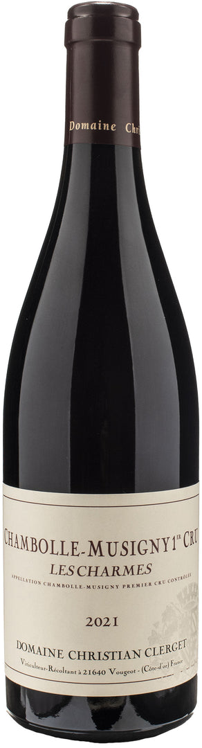 Domaine Clerget Chambolle Musigny 1er Cru Les Charmes 2021 - Bottle Hero