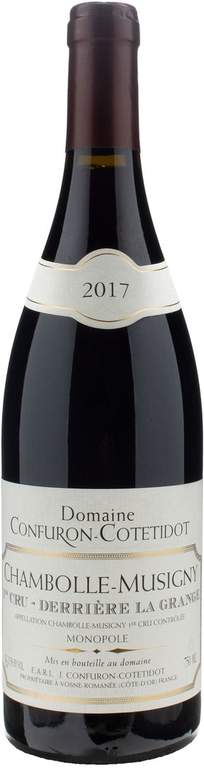 Domaine Confuron Cotetidot Chambolle Musigny 1er Cru Derriere La Grange 2017 - Bottle Hero
