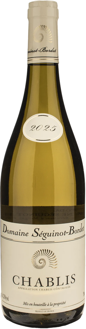 Domaine Seguinot Bordet Chablis 2025 - Bottle Hero