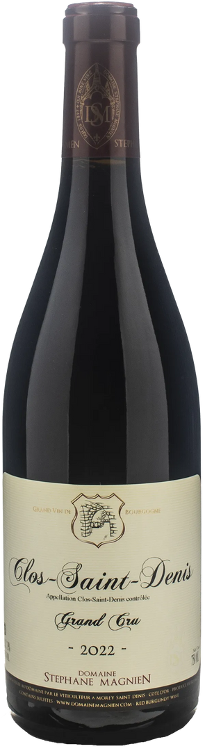 Domaine Stephane Magnien Clos St Denis Grand Cru 2022 - Bottle Hero