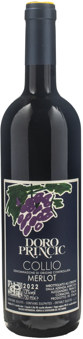 Doro Princic Collio Merlot Etichetta Blu 2022 - Bottle Hero