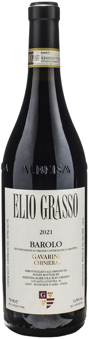 Elio Grasso Barolo Gavarini Chiniera 2021 - Bottle Hero