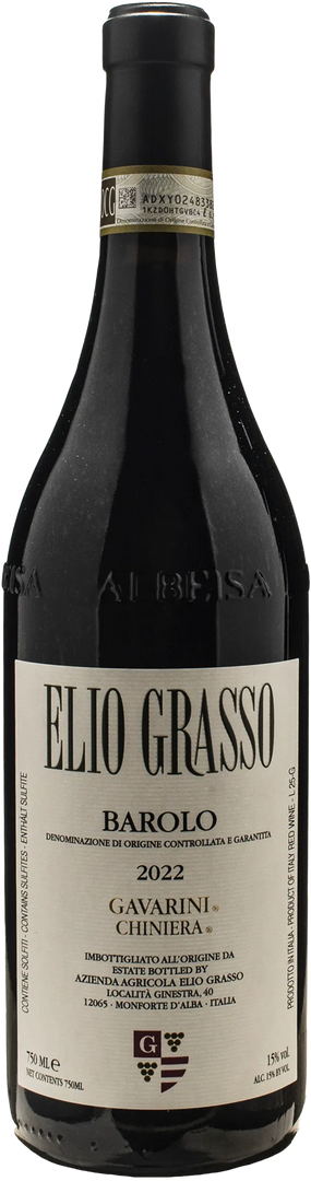 Elio Grasso Barolo Gavarini Chiniera 2022 - Bottle Hero