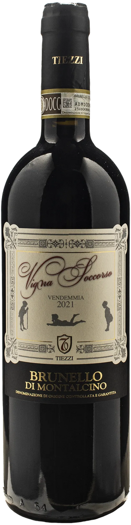 Enzo Tiezzi Brunello di Montalcino Vigna Soccorso 2021 - Bottle Hero