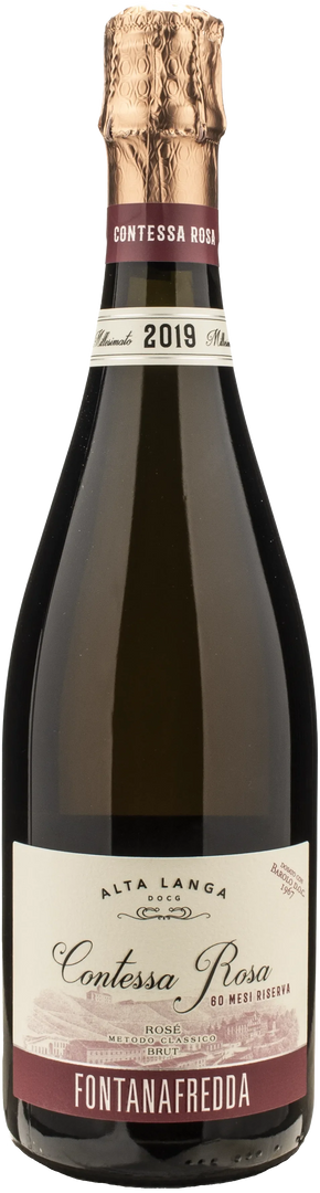 Fontanafredda Alta Langa Riserva Contessa Rosa Brut 60 Mesi 2019 - Bottle Hero