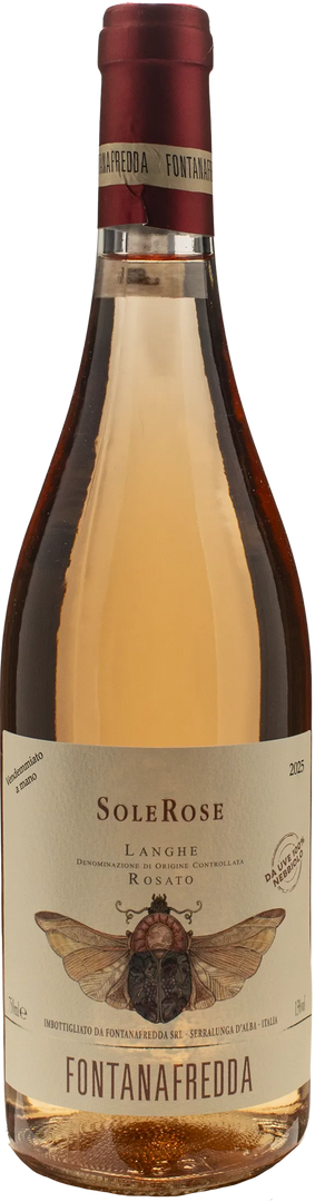 Fontanafredda Langhe Rosato Solerose 2025 - Bottle Hero