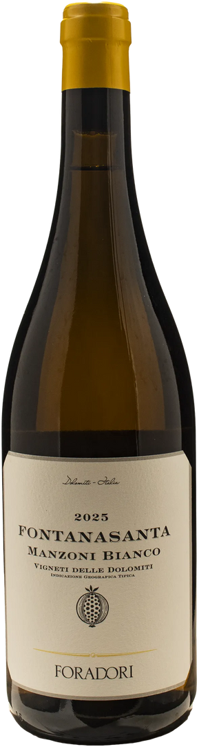 Foradori Fontanasanta Manzoni Bianco 2025 - Bottle Hero