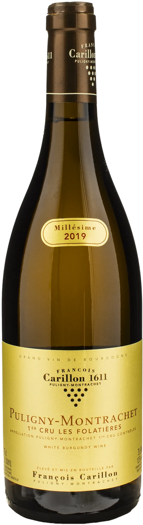 Francois Carillon Puligny Montrachet 1er Cru Les Folatieres 2019 - Bottle Hero