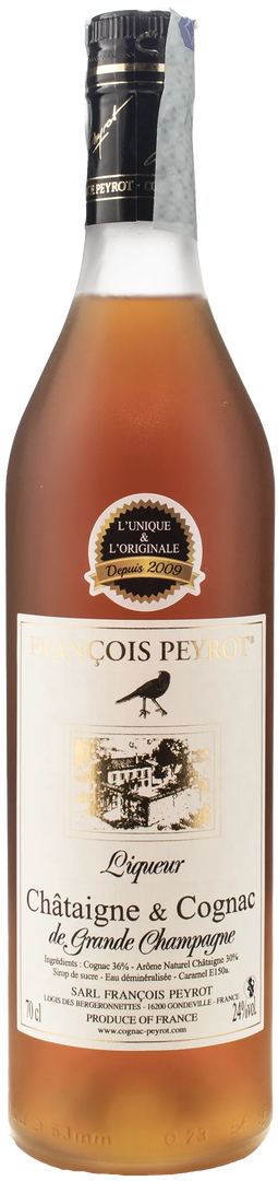 Francois Peyrot Liquer Chataigne & Cognac de Grande Champagne 0.7L - Bottle Hero
