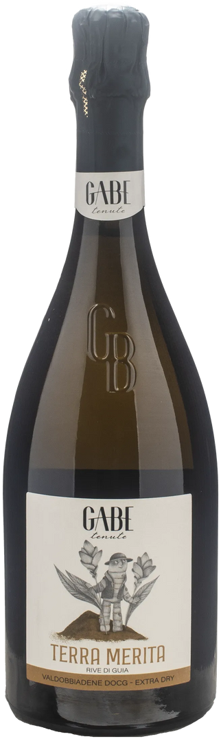 Gabe Conegliano Valdobbiadene Rive di Guia Terra Merita Extra Dry 2024 - Bottle Hero