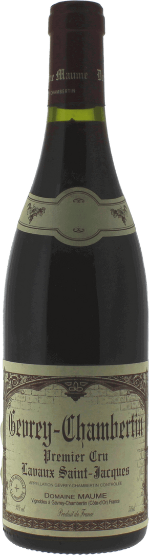Gevrey Chambertin 1er Cru Lavaux Saint Jacques Domaine Maume, 1999 - Bottle Hero