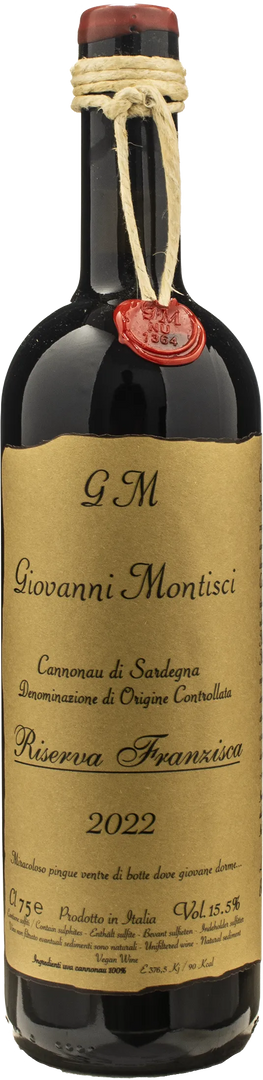 Giovanni Montisci Cannonau Riserva Franzisca 2022 - Bottle Hero