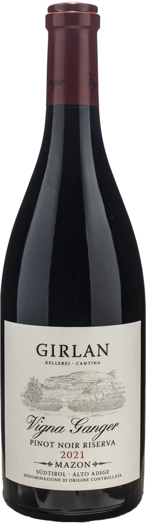 Girlan Vigna Ganger Pinot Noir Mazon Riserva 2021 - Bottle Hero