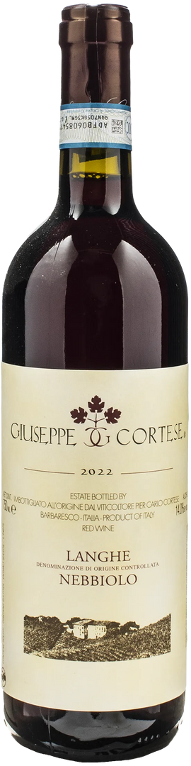 Giuseppe Cortese Langhe Nebbiolo 2022 - Bottle Hero