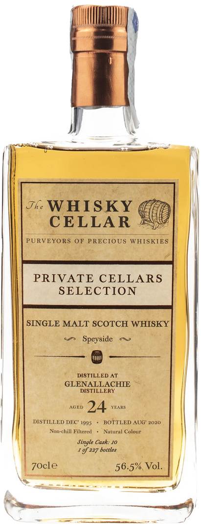 Glenallachie Whisky Private Cellars Selection 24 Y.O. 0.7L - Bottle Hero