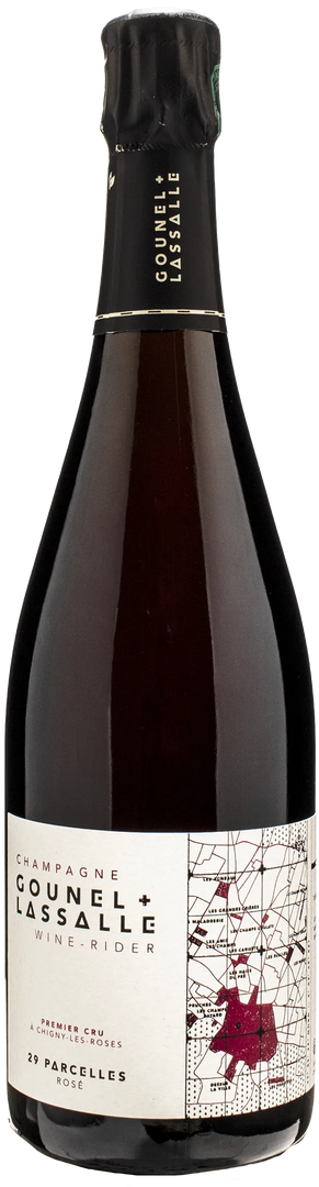 Gounel Lassalle Champagne 29 Parcelles 1er Cru Rosè Brut Nature - Bottle Hero