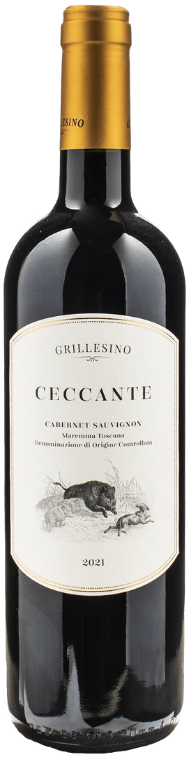 Grillesino Maremma Toscana Ceccante Cabernet Sauvignon 2021 - Bottle Hero