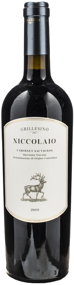 Grillesino Maremma Toscana Niccolaio Cabernet Sauvignon 2019 - Bottle Hero
