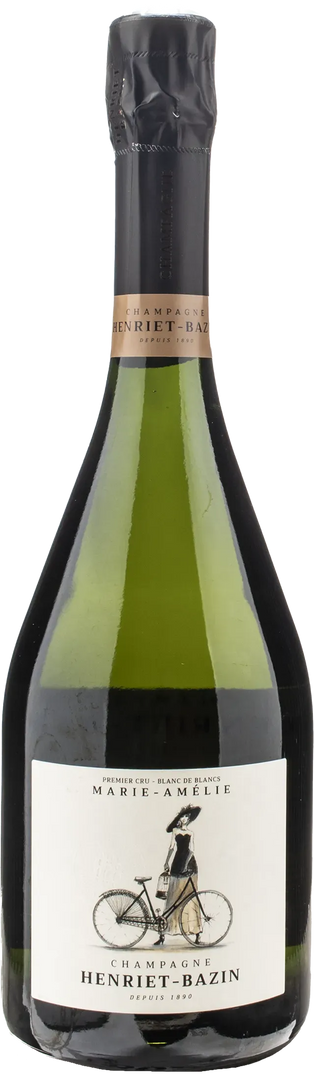 Henriet Bazin Champagne 1er Cru Blanc de Blancs Marie Amelie Brut Nature 2015 - Bottle Hero