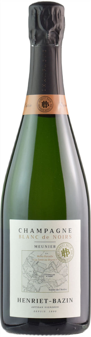 Henriet Bazin Champagne Meunier Blanc de Noirs Brut - Bottle Hero