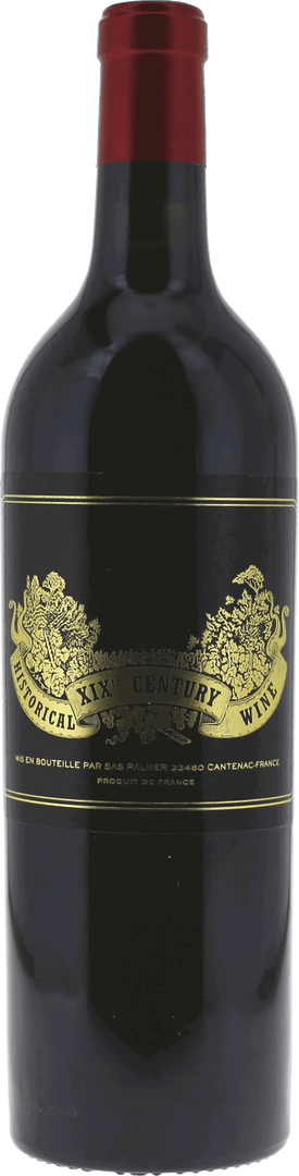 Historical 19 Century Wine Blend Chateau Palmer 3ème Grand Cru Classé Margaux, 2017 - Bottle Hero