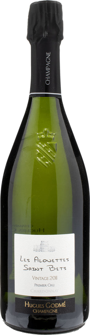 Hugues Godme Champagne 1er Cru Les Alouettes Saint Bets Extra Brut Chadonnay Vintage 2011 - Bottle Hero