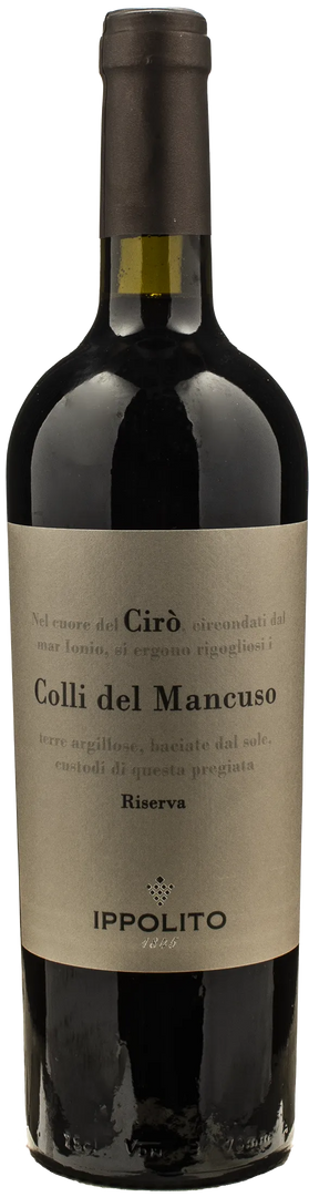 Ippolito 1845 Ciro Colli del Mancuso Rosso Classico Superiore Riserva 2022 - Bottle Hero