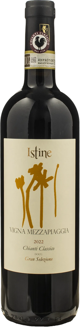 Istine Chianti Classico Gran Selezione Vigna Mezzapiaggia 2022 - Bottle Hero