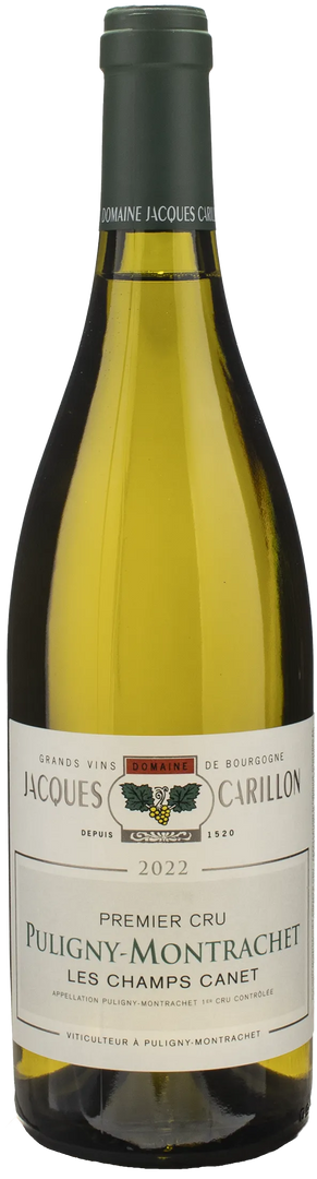Jacques Carillon Puligny Montrachet 1er Cru Les Champs Canet Millesime 2022 - Bottle Hero