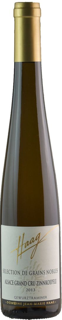 Jean Marie Haag Alsace Grand Cru Gewurztraminer Zinnkoepfle Selection de Grains Nobles 0.5L 2013 - Bottle Hero