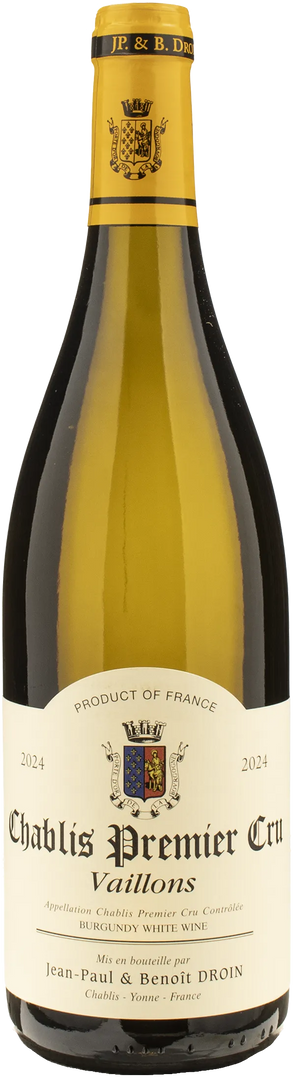 Jean Paul & Benoit Droin Chablis 1er Cru Vaillons 2024 - Bottle Hero