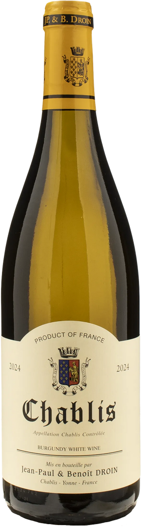 Jean Paul & Benoit Droin Chablis 2024 - Bottle Hero