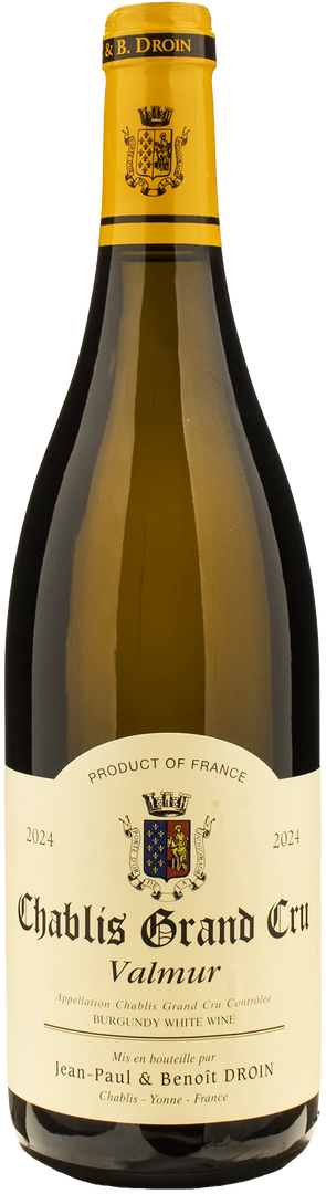 Jean Paul & Benoit Droin Chablis Grand Cru Valmur 2024 - Bottle Hero