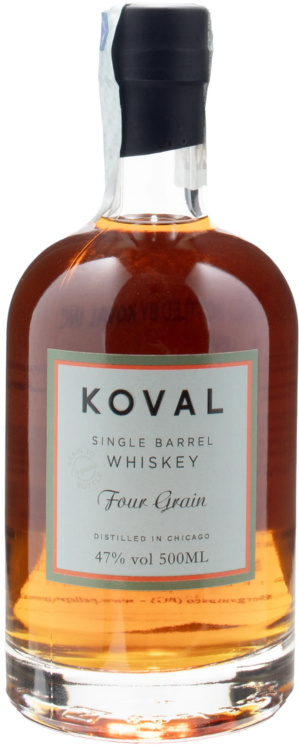 Koval Four Grain Whiskey Single Barrel 0.5L - Bottle Hero