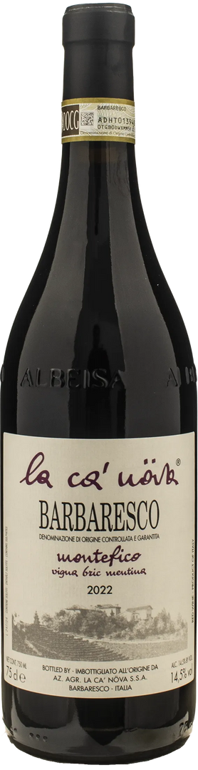 La Ca' Nova Barbaresco Montefico Vigna Bric Mentina 2022 - Bottle Hero