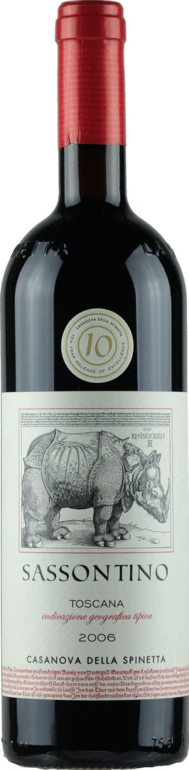 Casanova della Spinetta Toscana Sangiovese Rosso Sassontino 2006 - Bottle Hero