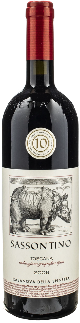 Casanova della Spinetta Toscana Sangiovese Rosso Sassontino 2008 - Bottle Hero