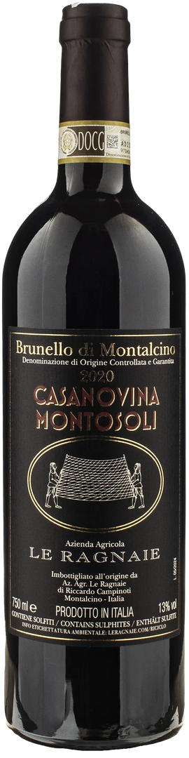 Le Ragnaie Brunello Montalcino Casanovina Montosoli 2020 - Bottle Hero
