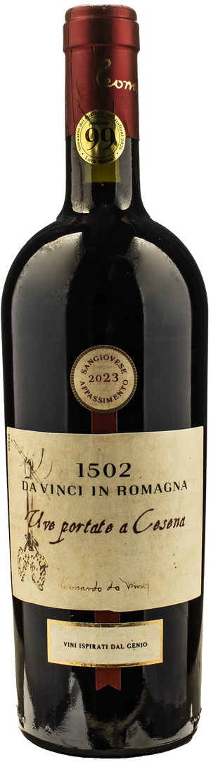 Leonardo da Vinci 1502 Sangiovese Passito Uve Portate a Cesena 2023 - Bottle Hero