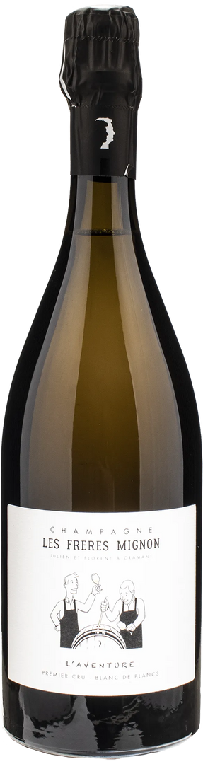 Les Freres Mignon Champagne 1er Cru Blanc de Blancs Extra Brut L'Aventure - Bottle Hero