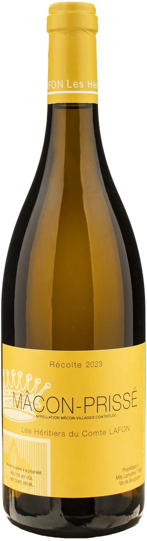 Les Heritiers du Comte Lafon Macon Prisse 2023 - Bottle Hero