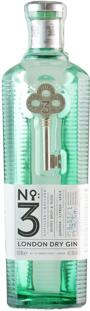 London n°3 London Dry Gin 0.7L - Bottle Hero