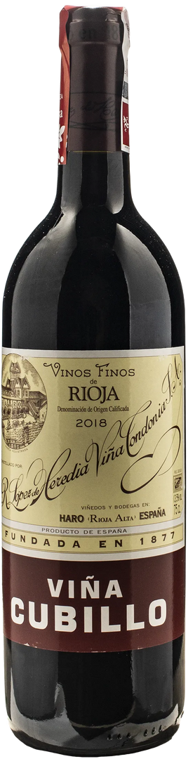 Lopez de Heredia Vina Cubillo Tinto Crianza 2018 - Bottle Hero