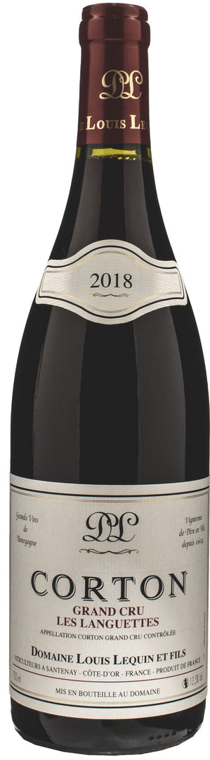 Louis Lequin Corton Grand Cru Les Languettes 2018 - Bottle Hero