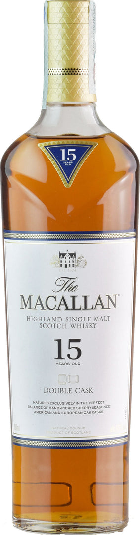 The Macallan Scotch Whisky Double Cask 15 Y.O. 0.7L - Bottle Hero