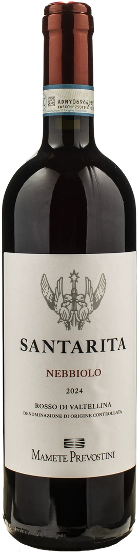 Mamete Prevostini Rosso di Valtellina Nebbiolo Santarita 2024 - Bottle Hero