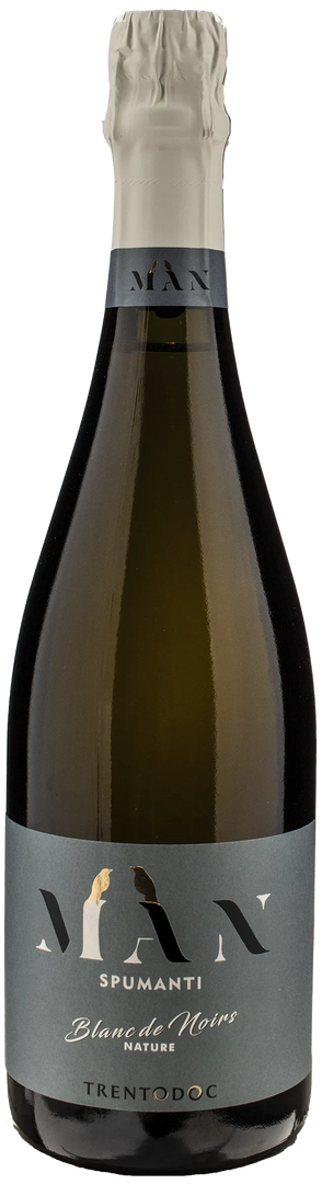 Man Trento Blanc de Noirs Brut Nature Millesimato 2019 - Bottle Hero