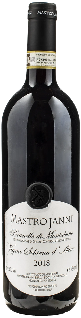 Mastrojanni Brunello di Montalcino Schiena d'Asino 2018 - Bottle Hero